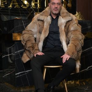 Premium Man's Coyote Fur Coat